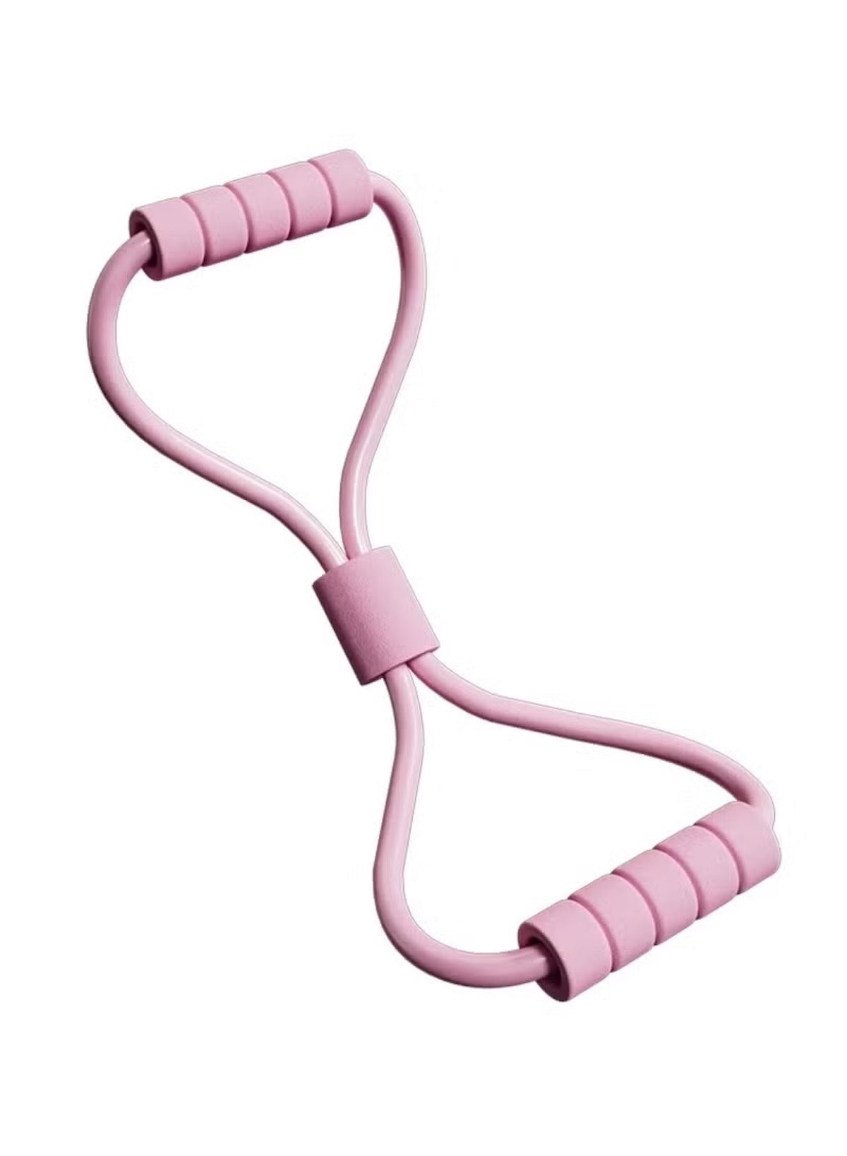 Fitness accessories online UAE including a pink resistance band for effective workouts